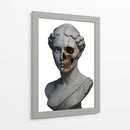 Estatua de mujer romana y Craneo - Coloratura | Cuadro decorativo de Canvas Lab