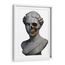 Estatua de mujer romana y Craneo - Coloratura | Cuadro decorativo de Canvas Lab
