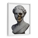 Estatua de mujer romana y Craneo - Coloratura | Cuadro decorativo de Canvas Lab