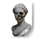 Estatua de mujer romana y Craneo - Coloratura | Cuadro decorativo de Canvas Lab