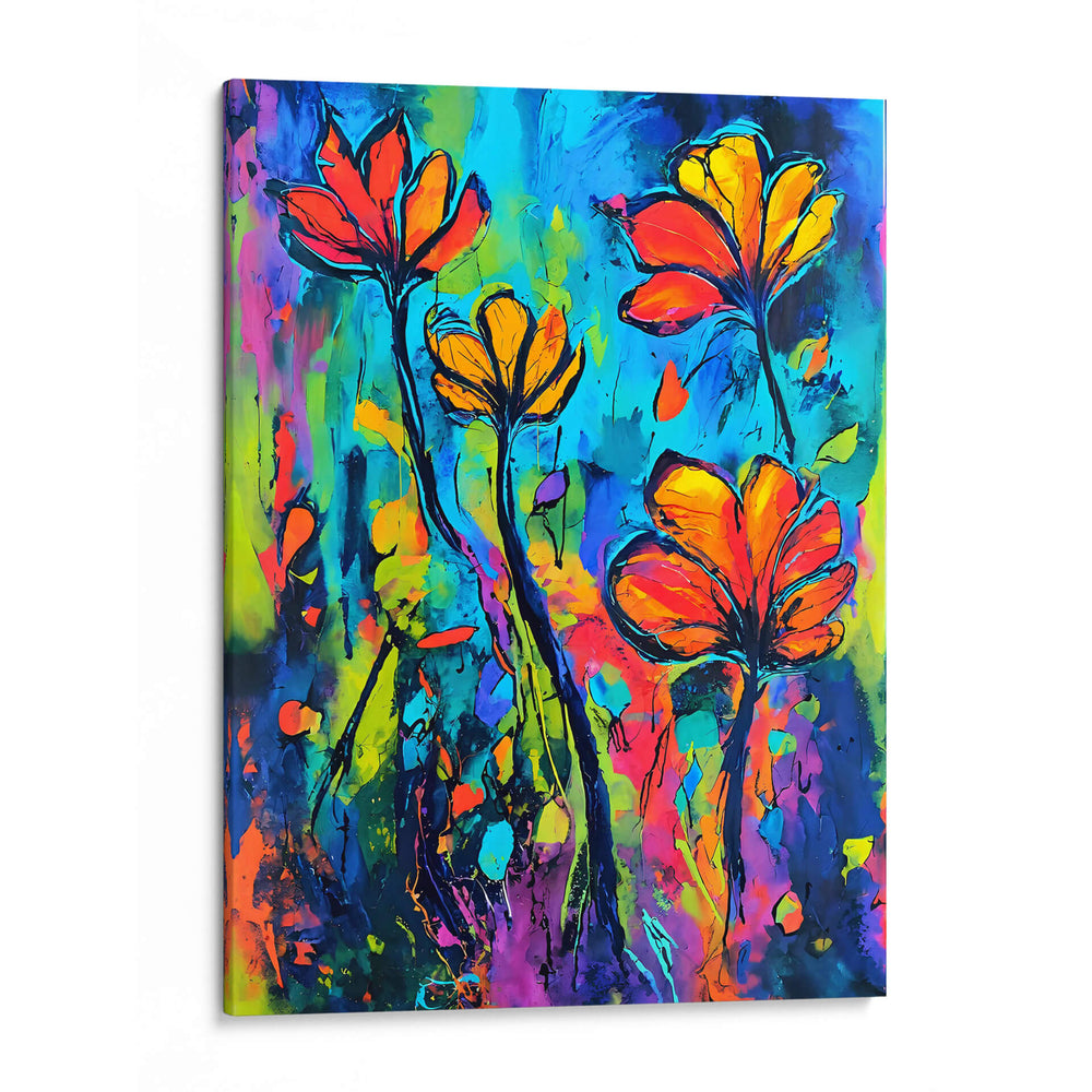 Flores Acrílicas Evocadoras - DEA Digital Esoteric Art | Cuadro decorativo de Canvas Lab