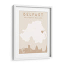 Belfast - Mapas del corazón de la ciudad 12 - Emiliano Deificus | Cuadro decorativo de Canvas Lab