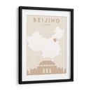 Beijing - Mapas del corazón de la ciudad 10 - Emiliano Deificus | Cuadro decorativo de Canvas Lab