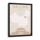 Beijing - Mapas del corazón de la ciudad 10 - Emiliano Deificus | Cuadro decorativo de Canvas Lab