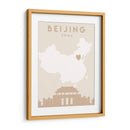 Beijing - Mapas del corazón de la ciudad 10 - Emiliano Deificus | Cuadro decorativo de Canvas Lab