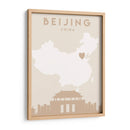 Beijing - Mapas del corazón de la ciudad 10 - Emiliano Deificus | Cuadro decorativo de Canvas Lab