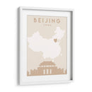Beijing - Mapas del corazón de la ciudad 10 - Emiliano Deificus | Cuadro decorativo de Canvas Lab
