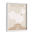 Beijing - Mapas del corazón de la ciudad 10 - Emiliano Deificus | Cuadro decorativo de Canvas Lab