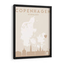 Copenhagen - Mapas del corazón de la ciudad 23 - Emiliano Deificus | Cuadro decorativo de Canvas Lab