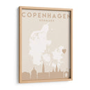 Copenhagen - Mapas del corazón de la ciudad 23 - Emiliano Deificus | Cuadro decorativo de Canvas Lab