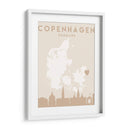 Copenhagen - Mapas del corazón de la ciudad 23 - Emiliano Deificus | Cuadro decorativo de Canvas Lab