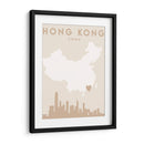 Hong Kong - Mapas del corazón de la ciudad 32 - Emiliano Deificus | Cuadro decorativo de Canvas Lab