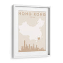 Hong Kong - Mapas del corazón de la ciudad 32 - Emiliano Deificus | Cuadro decorativo de Canvas Lab
