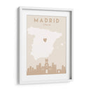Madrid - Mapas del corazón de la ciudad 44 - Emiliano Deificus | Cuadro decorativo de Canvas Lab