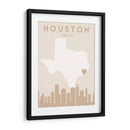 Houston - Mapas del corazón de la ciudad 34 - Emiliano Deificus | Cuadro decorativo de Canvas Lab