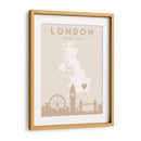 London - Mapas del corazón de la ciudad 41 - Emiliano Deificus | Cuadro decorativo de Canvas Lab