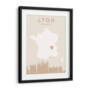 Lyon - Mapas del corazón de la ciudad 43 - Emiliano Deificus | Cuadro decorativo de Canvas Lab
