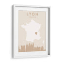 Lyon - Mapas del corazón de la ciudad 43 - Emiliano Deificus | Cuadro decorativo de Canvas Lab