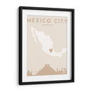 Mexico City - Mapas del corazón de la ciudad 52 - Emiliano Deificus | Cuadro decorativo de Canvas Lab