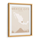 Mexico City - Mapas del corazón de la ciudad 52 - Emiliano Deificus | Cuadro decorativo de Canvas Lab