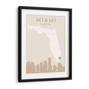 Miami - Mapas del corazón de la ciudad 53 - Emiliano Deificus | Cuadro decorativo de Canvas Lab