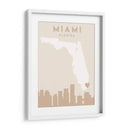 Miami - Mapas del corazón de la ciudad 53 - Emiliano Deificus | Cuadro decorativo de Canvas Lab