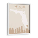 Miami - Mapas del corazón de la ciudad 53 - Emiliano Deificus | Cuadro decorativo de Canvas Lab