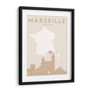 Marseille - Mapas del corazón de la ciudad 48 - Emiliano Deificus | Cuadro decorativo de Canvas Lab