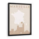Marseille - Mapas del corazón de la ciudad 48 - Emiliano Deificus | Cuadro decorativo de Canvas Lab