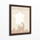 Marseille - Mapas del corazón de la ciudad 48 - Emiliano Deificus | Cuadro decorativo de Canvas Lab