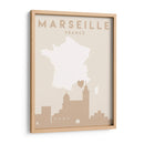 Marseille - Mapas del corazón de la ciudad 48 - Emiliano Deificus | Cuadro decorativo de Canvas Lab