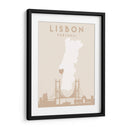 Lisbon - Mapas del corazón de la ciudad 39 - Emiliano Deificus | Cuadro decorativo de Canvas Lab