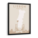 Lisbon - Mapas del corazón de la ciudad 39 - Emiliano Deificus | Cuadro decorativo de Canvas Lab