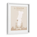 Lisbon - Mapas del corazón de la ciudad 39 - Emiliano Deificus | Cuadro decorativo de Canvas Lab