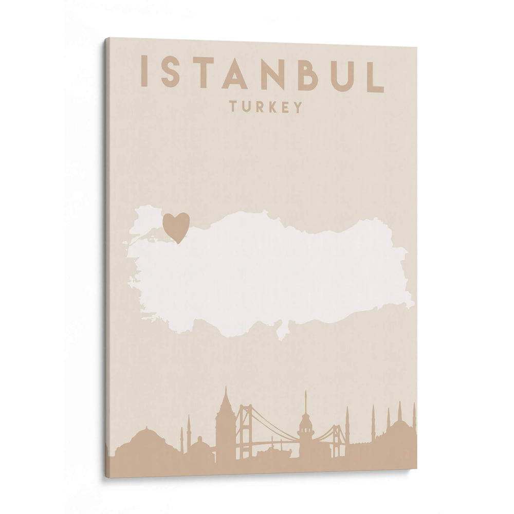 Istanbul - Mapas del corazón de la ciudad 35 - Emiliano Deificus | Cuadro decorativo de Canvas Lab