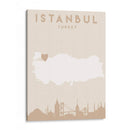 Istanbul - Mapas del corazón de la ciudad 35 - Emiliano Deificus | Cuadro decorativo de Canvas Lab