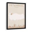Istanbul - Mapas del corazón de la ciudad 35 - Emiliano Deificus | Cuadro decorativo de Canvas Lab