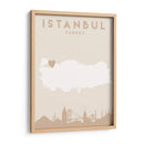 Istanbul - Mapas del corazón de la ciudad 35 - Emiliano Deificus | Cuadro decorativo de Canvas Lab
