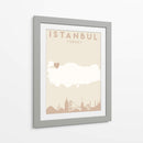 Istanbul - Mapas del corazón de la ciudad 35 - Emiliano Deificus | Cuadro decorativo de Canvas Lab