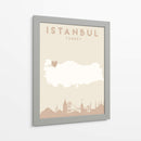 Istanbul - Mapas del corazón de la ciudad 35 - Emiliano Deificus | Cuadro decorativo de Canvas Lab