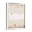 Istanbul - Mapas del corazón de la ciudad 35 - Emiliano Deificus | Cuadro decorativo de Canvas Lab