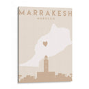 Marrakesh - Mapas del corazón de la ciudad 47 - Emiliano Deificus | Cuadro decorativo de Canvas Lab