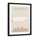 Memphis - Mapas del corazón de la ciudad 51 - Emiliano Deificus | Cuadro decorativo de Canvas Lab