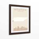Memphis - Mapas del corazón de la ciudad 51 - Emiliano Deificus | Cuadro decorativo de Canvas Lab
