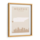 Memphis - Mapas del corazón de la ciudad 51 - Emiliano Deificus | Cuadro decorativo de Canvas Lab