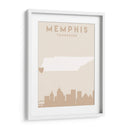 Memphis - Mapas del corazón de la ciudad 51 - Emiliano Deificus | Cuadro decorativo de Canvas Lab