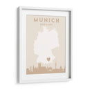 Munich - Mapas del corazón de la ciudad 57 - Emiliano Deificus | Cuadro decorativo de Canvas Lab