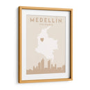 Medellín - Mapas del corazón de la ciudad 49 - Emiliano Deificus | Cuadro decorativo de Canvas Lab
