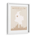 Medellín - Mapas del corazón de la ciudad 49 - Emiliano Deificus | Cuadro decorativo de Canvas Lab