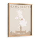 Manchester - Mapas del corazón de la ciudad 45 - Emiliano Deificus | Cuadro decorativo de Canvas Lab